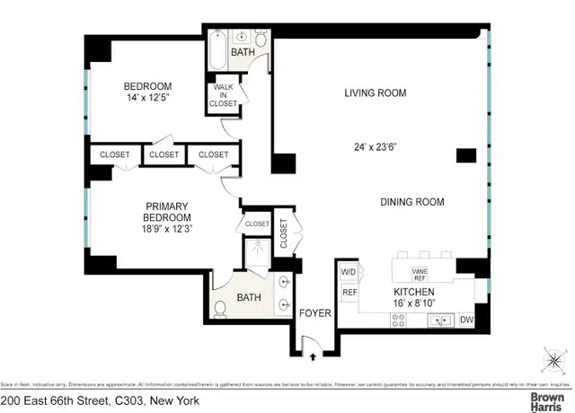 Property at 200 E 66th St Unit C303, New York, NY, 10065, 2 beds, 2 baths, [object Object]