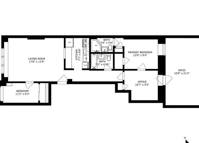 Property at 133 Lexington Ave Unit 2, New York, NY, 10016, 2 beds, 2 baths, [object Object]