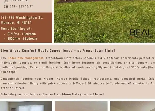 Property at 739 Washington St Unit 112, Monroe, MI, 48161, 1 bed, 1 bath, [object Object]