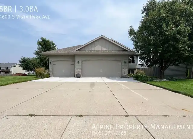 Property at 4600 S Vista Park Ave, Sioux Falls, SD, 57106, 5 beds, 3 baths, [object Object]