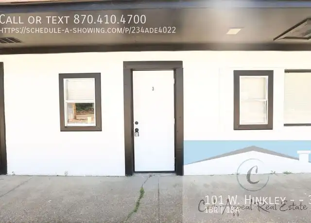 Property at 101 W Hinkley Ave Unit 3, Brookland, AR, 72417, 1 bed, 1 bath, [object Object]
