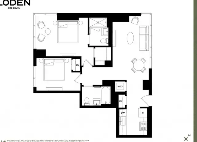 Property at 54 Crown St Unit 437, Brooklyn, NY, 11225, 2 beds, 2 baths, [object Object]