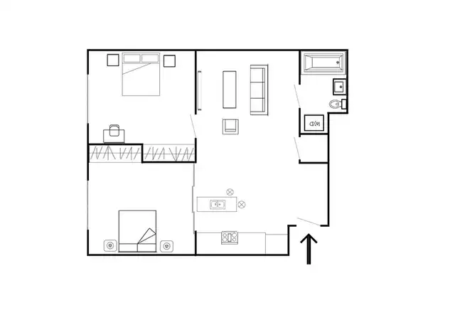 Property at 127 Kingsland Ave Unit 2F, Brooklyn, NY, 11222, 2 beds, 1 bath, [object Object]