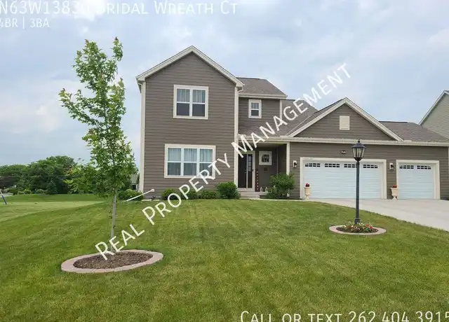 Property at N63W13830 Bridal Wreath Ct, Menomonee Falls, WI, 53051, 4 beds, 2.5 baths, [object Object]