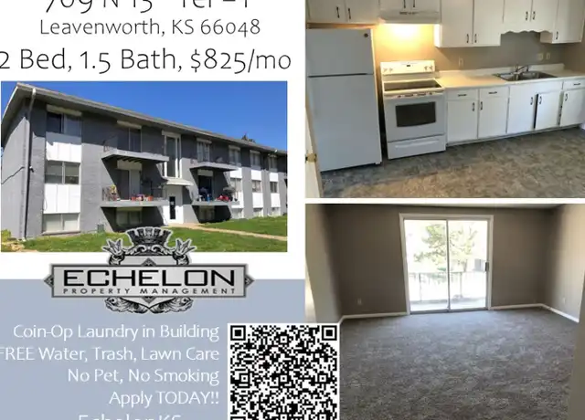 Property at 709 N 13th Ter Apt F, Leavenworth, KS, 66048, 2 beds, 1.5 baths, [object Object]