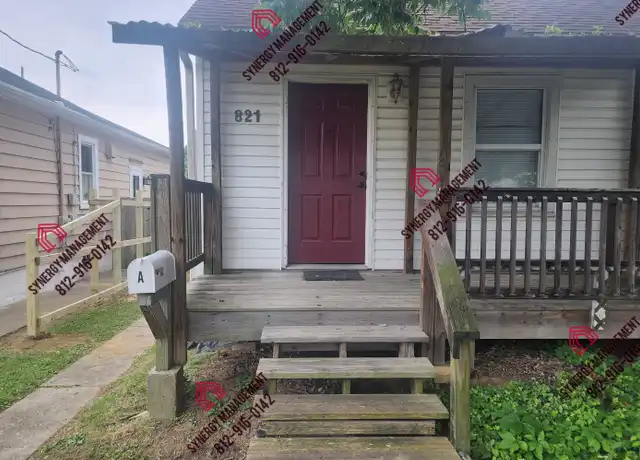 Property at 821 Stanley Ave Unit A, Evansville, IN, 47711, 1 bed, 1 bath, [object Object]