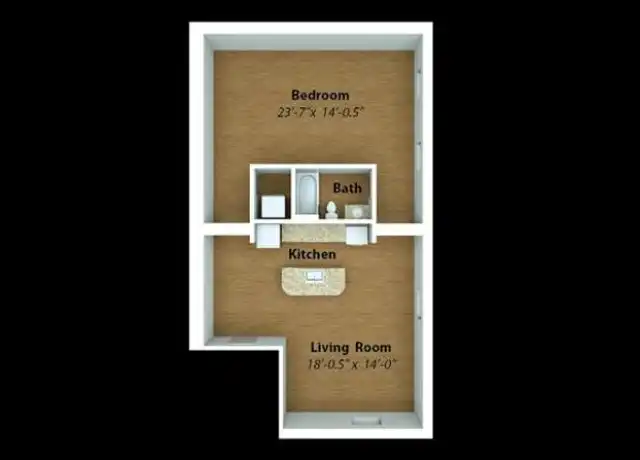 Property at 1142 W Grace St, Richmond, VA, 23220, 1 bed, 1 bath, [object Object]
