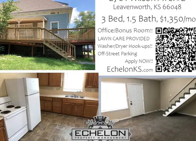 Property at 2701 Wilson Ave Unit 2, Leavenworth, KS, 66048, 3 beds, 1.5 baths, [object Object]