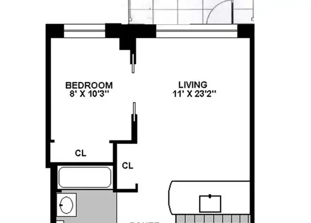 Property at 555 W 23rd St Unit S3B, New York, NY, 10011, 1 bed, 1 bath, [object Object]