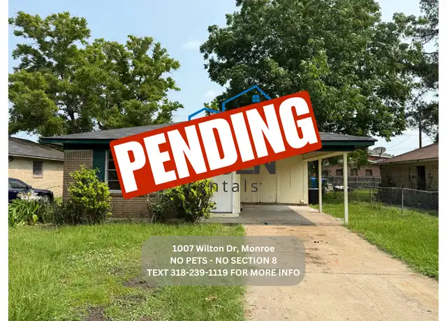 Property at 1007 Wilton Dr, Monroe, LA, 71202, 3 beds, 1 bath, [object Object]