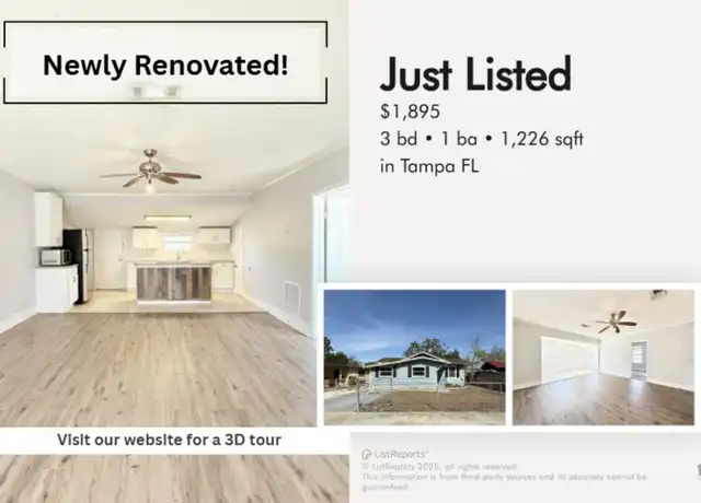Property at 3104 E Ellicott St, Tampa, FL, 33610, 3 beds, 1 bath, [object Object]