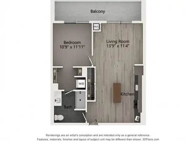 Property at 1454 W Randolph St Unit 1020, Chicago, IL, 60607, 1 bed, 1 bath, [object Object]