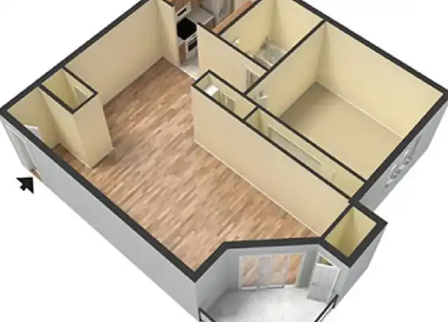Property at Desert Wind - 4140 W McDowell Rd, Phoenix, AZ, 85009, 1 bed, 1 bath, [object Object]