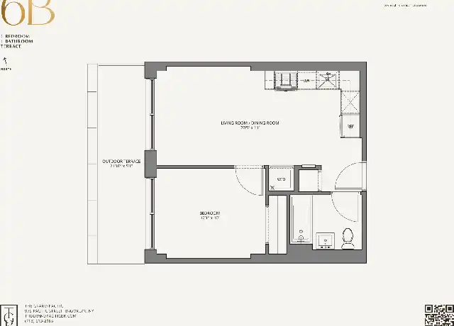 Property at 979 Pacific St Unit 6B, Brooklyn, NY, 11238, 1 bed, 1 bath, [object Object]