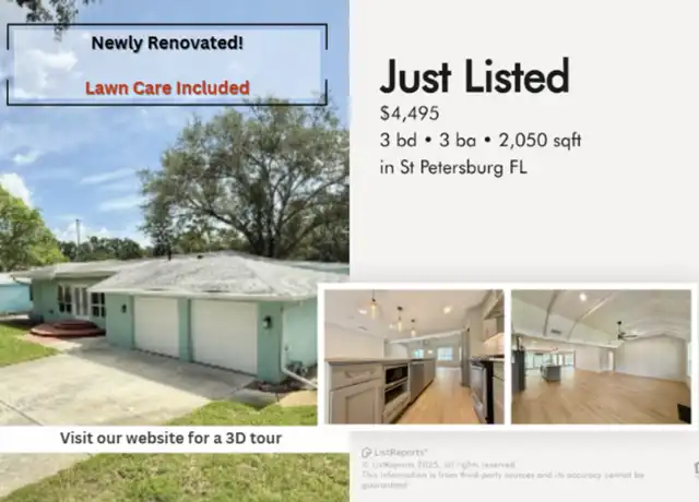 Property at 3022 1st St N, Saint Petersburg, FL, 33704, 3 beds, 3 baths, [object Object]