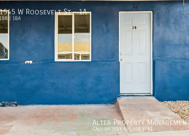 Property at 1545 W Roosevelt St Unit 1A, Phoenix, AZ, 85007, 1 bed, 1 bath, [object Object]