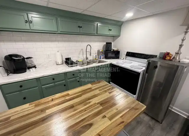 Property at 513 S Hawthorne Rd Unit Rear Basement Unit, Winston-Salem, NC, 27103, 1 bed, 1 bath, [object Object]
