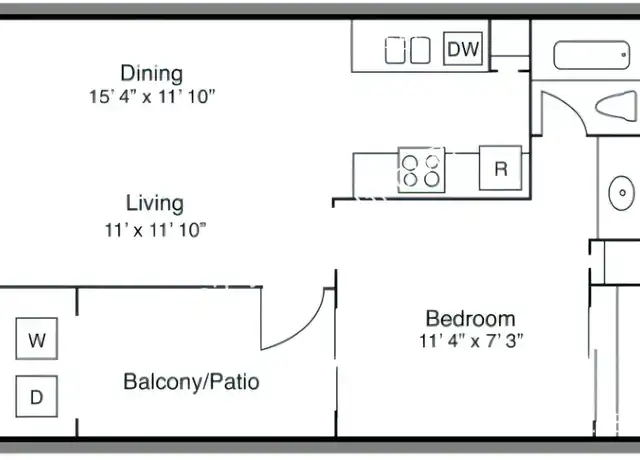 Property at 11411 Research Blvd Unit 75586, Austin, TX, 78759, 1 bed, 1 bath, [object Object]
