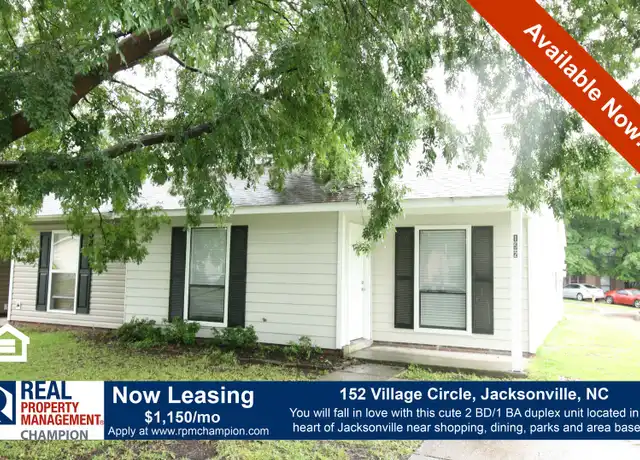 Property at 152 Village Cir, Jacksonville, NC, 28546, 2 beds, 1 bath, [object Object]
