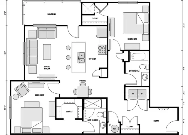 Property at 1609 Doman Dr Unit 207, New Richmond, WI, 54017, 1 bed, 1 bath, [object Object]