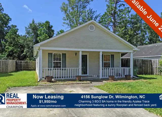 Property at 4156 Sunglow Dr, Wilmington, NC, 28405, 3 beds, 2 baths, [object Object]