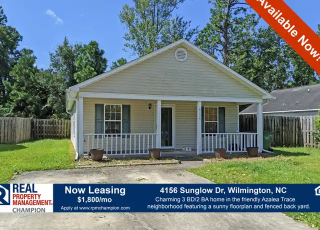 Property at 4156 Sunglow Dr, Wilmington, NC, 28405, 3 beds, 2 baths, [object Object]