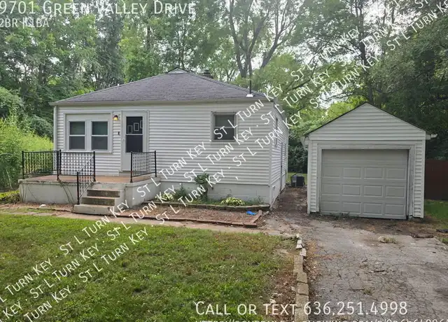 Property at 9701 Green Valley Dr, Saint Louis, MO, 63136, 2 beds, 1 bath, [object Object]