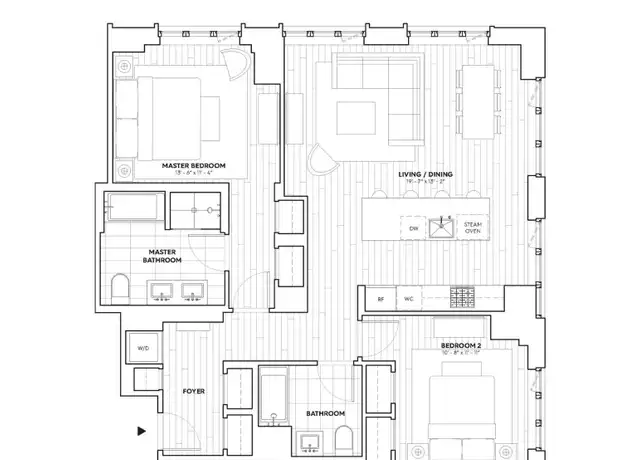 Property at 196 Orchard St Unit 7D, New York, NY, 10002, 2 beds, 2 baths, [object Object]