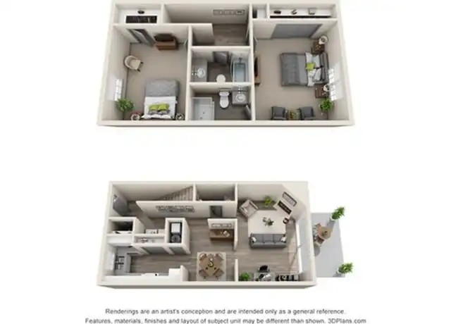 Property at 8444 Rothbury Dr Unit 1549A_L, Indianapolis, IN, 46260, 1 bed, 1.5 baths, [object Object]