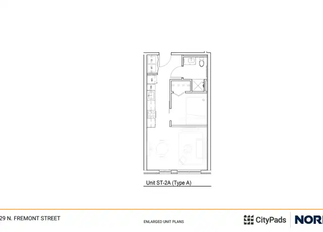 Property at 1529 N Fremont St Unit 332, Chicago, IL, 60642, 1 bed, 1 bath, [object Object]