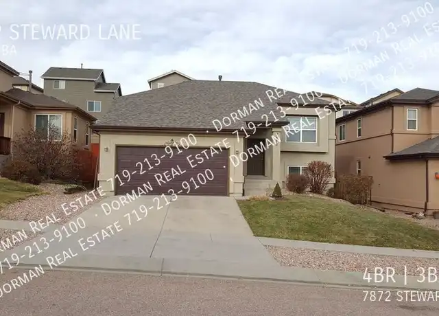 Property at 7872 Steward Ln, Colorado Springs, CO, 80922, 4 beds, 2.5 baths, [object Object]