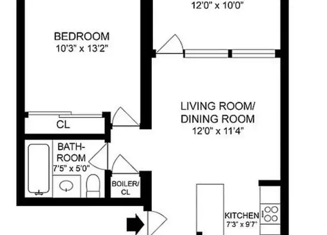 Property at 4 W 104th St Unit 3A, New York, NY, 10025, 2 beds, 1 bath, [object Object]
