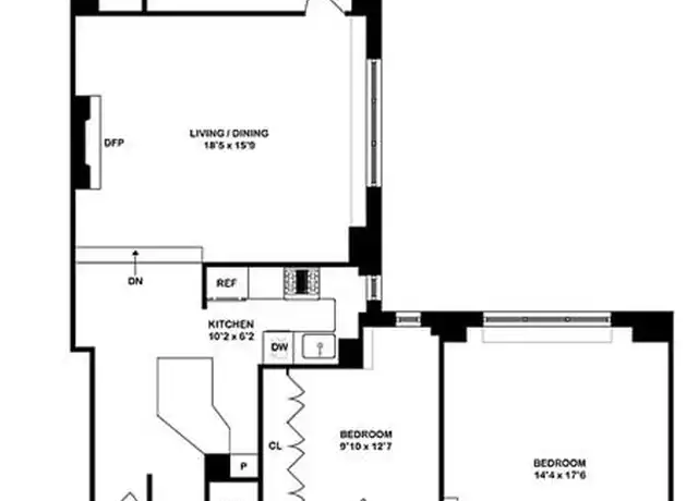 Property at 299 W 12th St Unit 2HJ, New York, NY, 10014, 3 beds, 2 baths, [object Object]