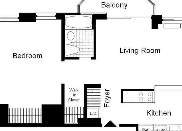 Property at 235 W 48th St Unit 012C, New York, NY, 10036, 1 bed, 1 bath, [object Object]