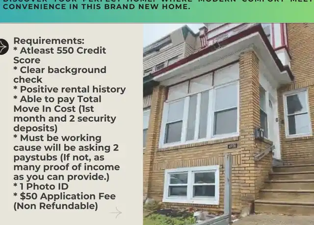 Property at 4936 N 17th St Unit 1, Philadelphia, PA, 19141, 2 beds, 1 bath, [object Object]