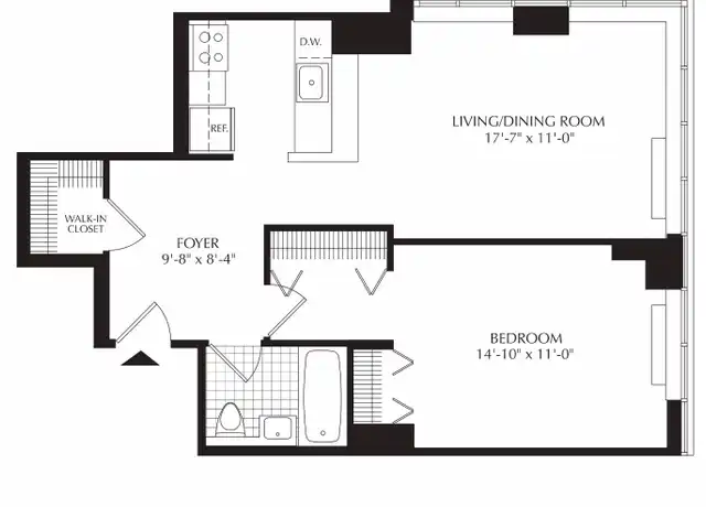 Property at 250 W 93rd St Unit 6-E, New York, NY, 10025, 1 bed, 1 bath, [object Object]
