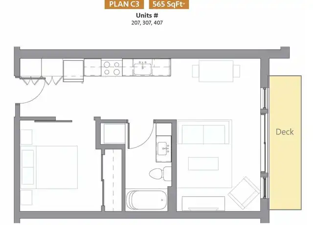 Property at 2715 California Ave SW Unit 207, Seattle, WA, 98116, 1 bed, 1 bath, [object Object]