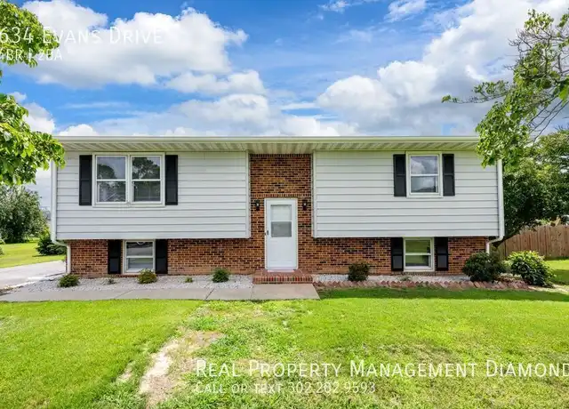 Property at 634 Evans Dr, Milford, DE, 19963, 4 beds, 2 baths, [object Object]