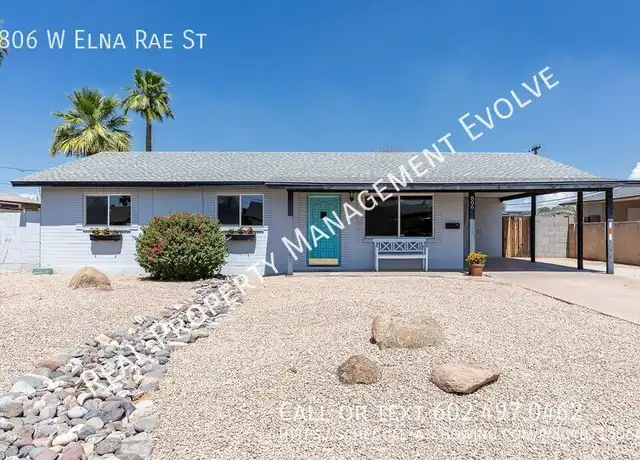 Property at 806 W Elna Rae St, Tempe, AZ, 85281, 3 beds, 2 baths, [object Object]