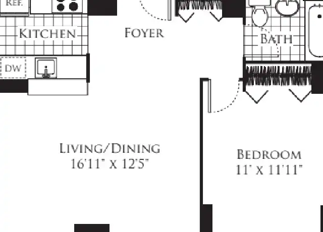 Property at 777 6th Ave Unit 26G, New York, NY, 10001, 1 bed, 1 bath, [object Object]