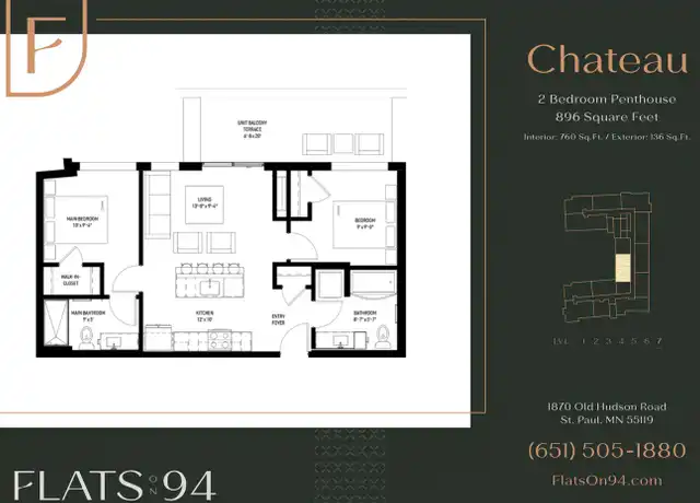 Property at 1870 Old Hudson Rd Unit 722 Chateau, St Paul, MN, 55119, 2 beds, 2 baths, [object Object]