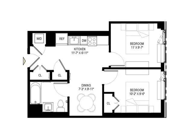 Property at 1440 Amsterdam Ave Unit 1614, New York, NY, 10027, 2 beds, 1 bath, [object Object]