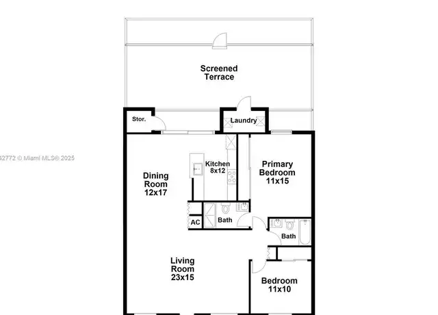 Property at 12313 SW 110th S Canal Street Rd, Miami, FL, 33186, 2 beds, 2 baths, [object Object]