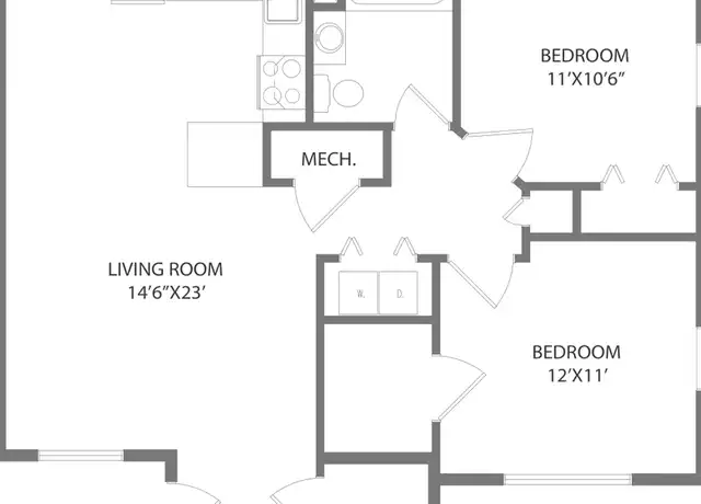 Property at 6 Hartwell Ct Unit 6-07, Savoy, IL, 61874, 2 beds, 1 bath, [object Object]