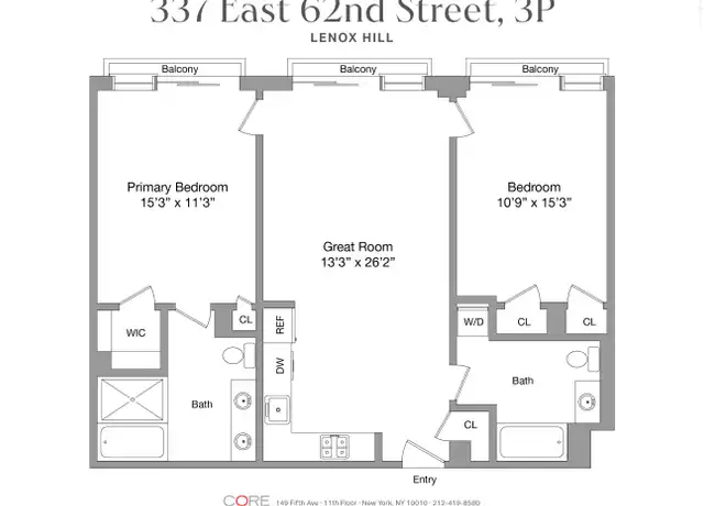 Property at 337 E 62nd St Unit 3B, New York, NY, 10065, 2 beds, 2 baths, [object Object]