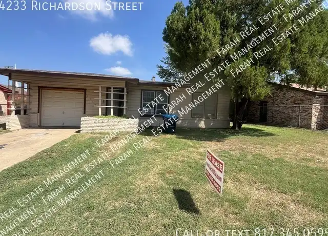 Property at 4233 Richardson St, Fort Worth, TX, 76119, 3 beds, 1 bath, [object Object]