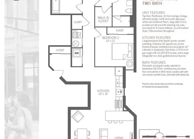 Property at 1728 W Division St #401, Chicago, IL, 60622, 3 beds, 2 baths, [object Object]