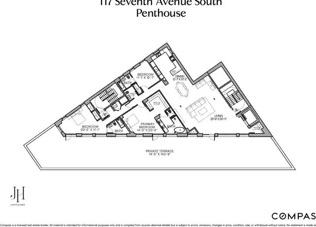 Property at 117 7th Ave S, New York, NY, 10014, 3 beds, 3 baths, [object Object]