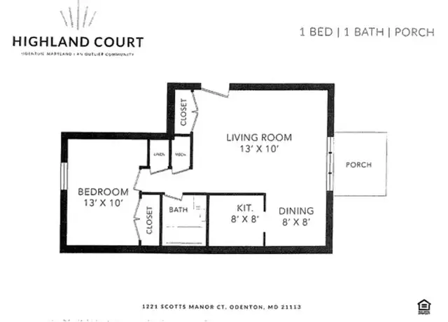 Property at 1221 Scotts Manor Ct, Odenton, MD, 21113, 1 bed, 1 bath, [object Object]
