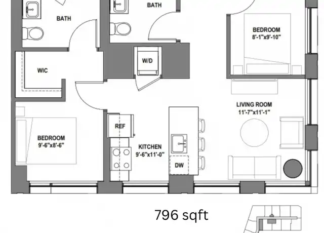 Property at 918 W School St Unit 615, Chicago, IL, 60657, 2 beds, 2 baths, [object Object]